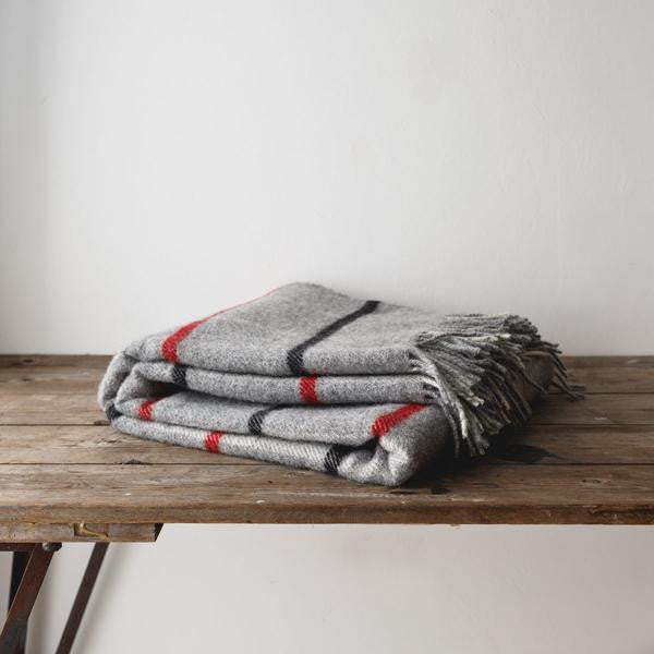 British Made 100% Wool Cabin Blanket