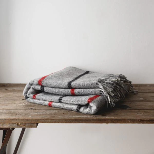 British Made 100% Wool Cabin Blanket