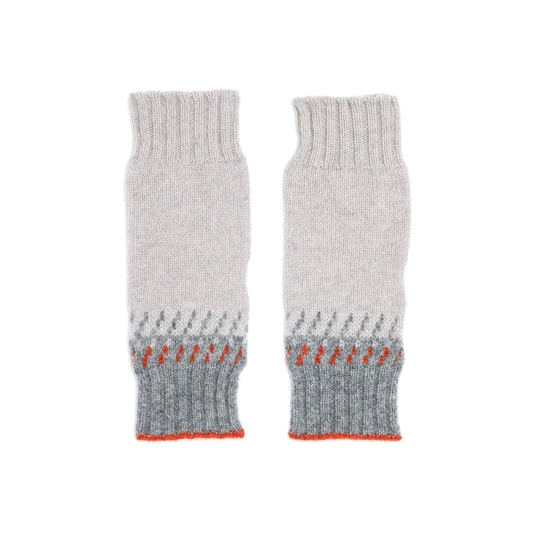 Persimmon Lambswool Wrist Warmers